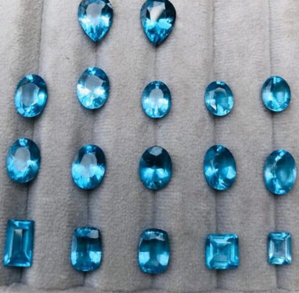 Natural London Blue Topaz Gemstone Lots