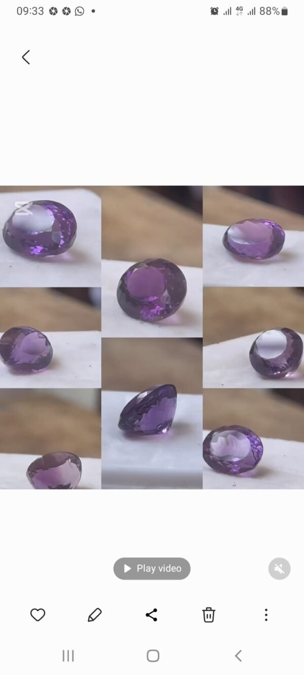 Natural Amethyst Gemstones
