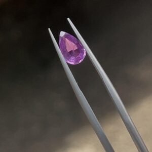 Natural Pink Sapphire Heated Drop or Pear shap 1.25 Caret e