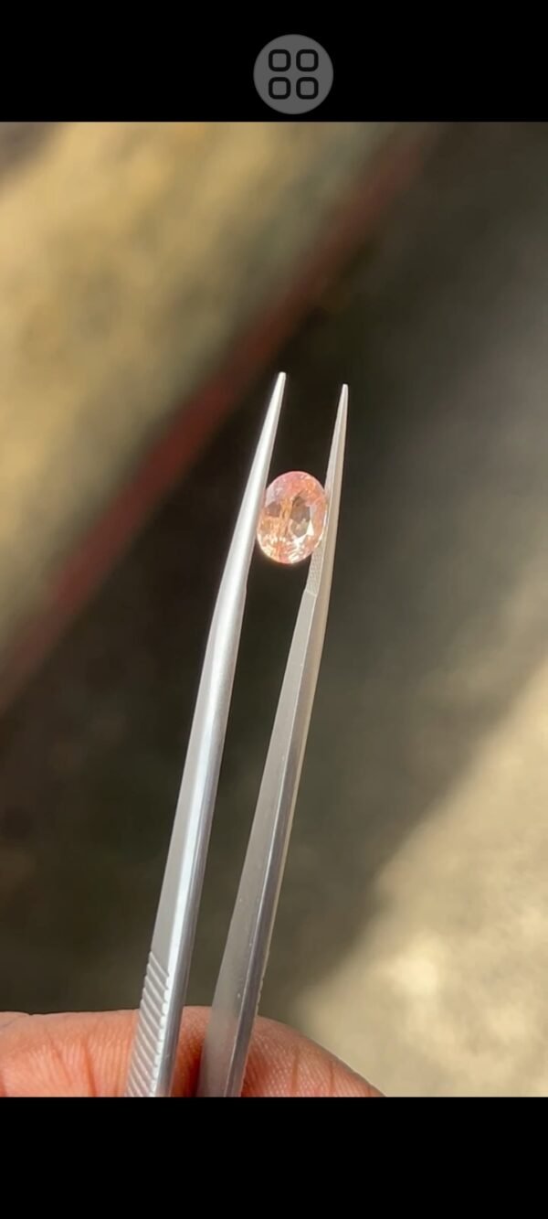 Natural Peach sapphire 1.50 Caret  Rare Gemstones